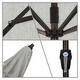 preview thumbnail 7 of 89, North Bend 9-foot Auto-tilt Round Sunbrella Patio Umbrella by Havenside Home