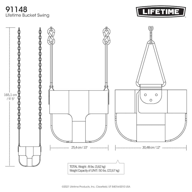 Toddler Bucket Swing for Lifetime Swing Sets