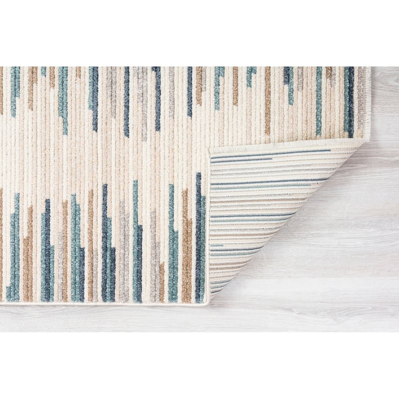 TDJ01 Juniper Collection Denim Machine Made Indoor Area Rug