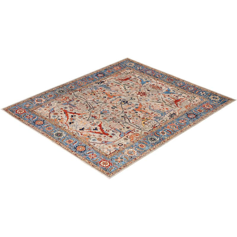 Serapi One-of-a-Kind Hand-Knotted Area Rug - Gray - 8' 3" x 9' 9"