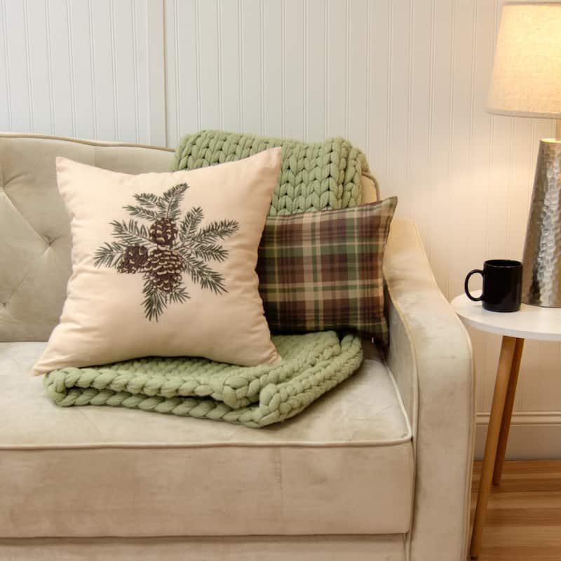 Donna Sharp Pine Star 2PC Decorative Pillow Set