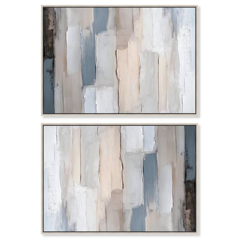 Simple Golden Swallow Canvas by Art Remedy - 24" x 24" - White