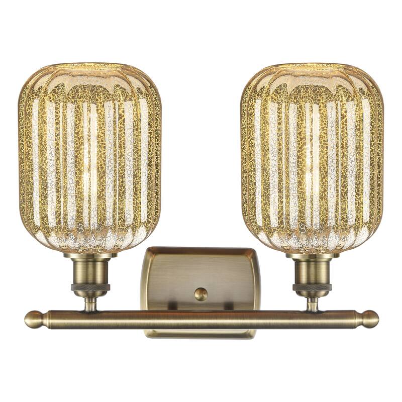 Innovations Lighting Endless Possibilities Ballston - Preston - 2 Light 17" Jar Shade Bath Vanity Light