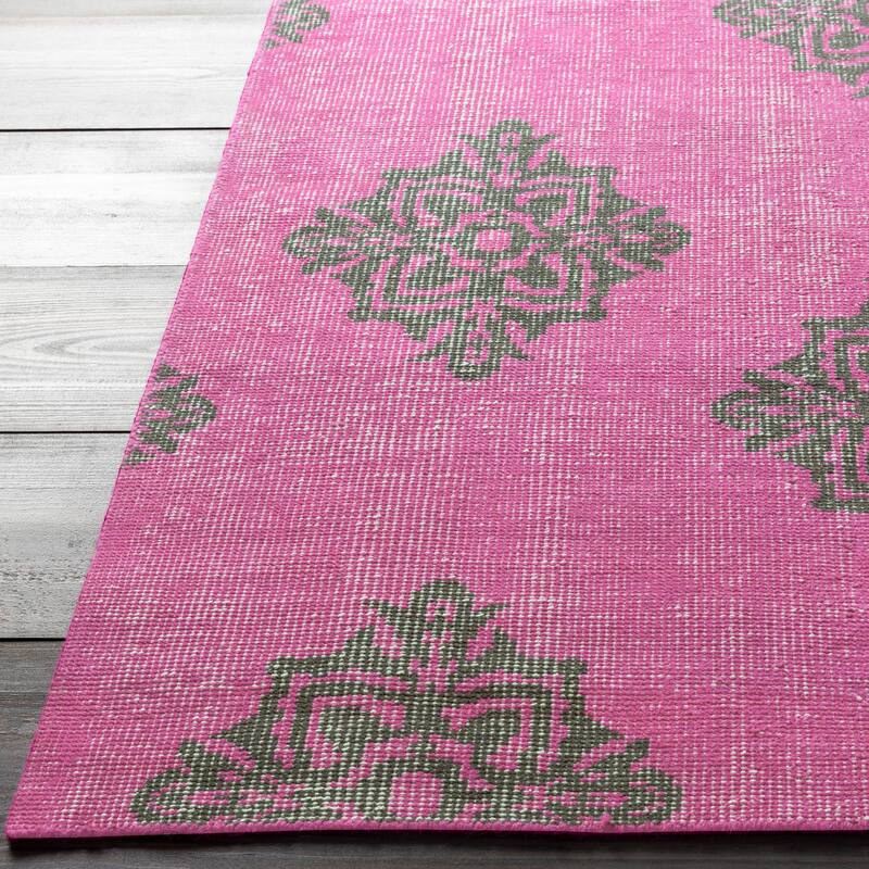 Crediton Hand-knotted Contemporary Wool Area Rug