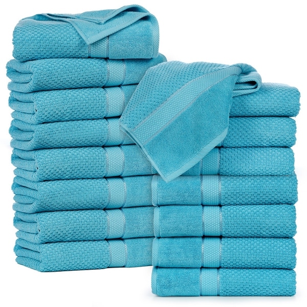 Popcorn Textured Bathroom Bath Towels - 30 X 54 Inch by