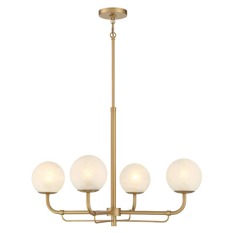 Minka Lavery 3797 Whitehall 4 Light 30" Wide Chandelier