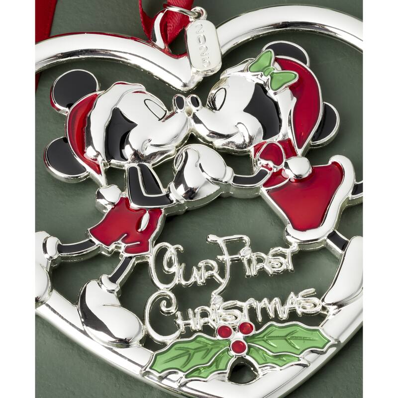 Lenox 2025 Our 1st Christmas Mickey & Minnie Mouse Ornament