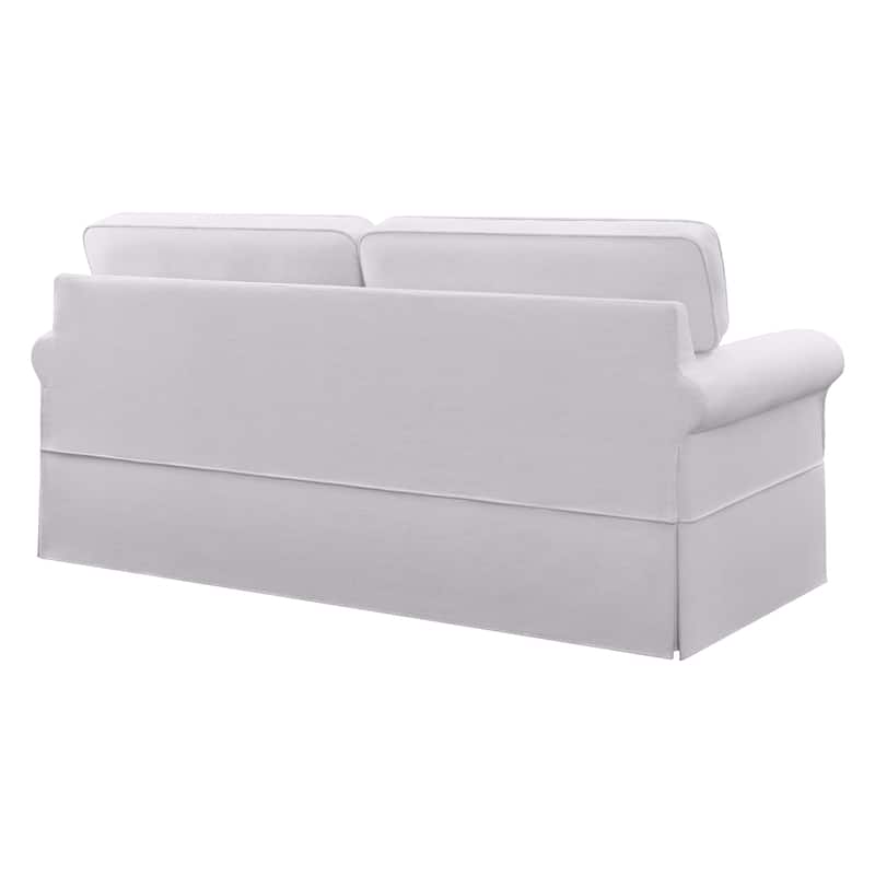 Porch & Den Zuni Mid-century Slip Cover Sofa