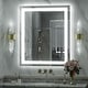 preview thumbnail 54 of 118, KIOTEE Super Bright Anti-fog LED Bathroom Mirror with Backlit and Front Lighting 3-Year Warranty 36x30