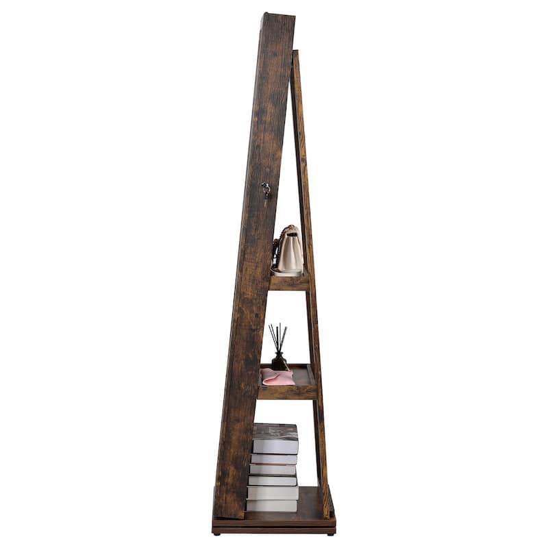 Full Length Mirror 360 Swivel Jewelry Cabinet