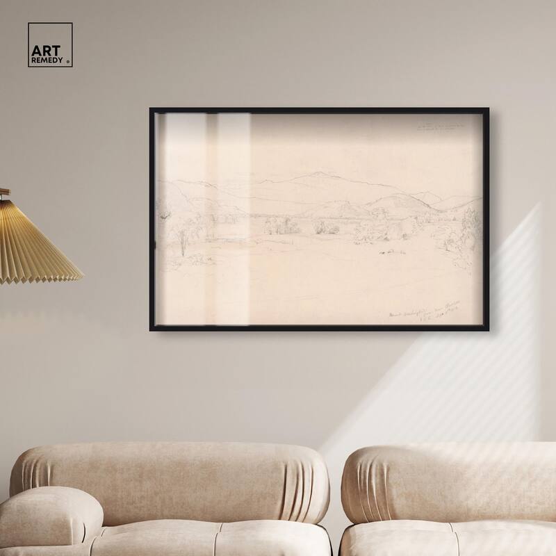Study for View Mt. Washington Shadowbox by Art Remedy