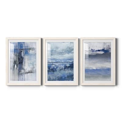 Soft Solace Indigo-Premium Framed Print - Ready to Hang
