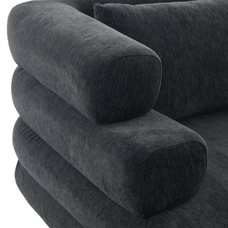 Christopher Knight Home - Isabelle Oversized Chaise for Deep Lounging and Modern Comfort
