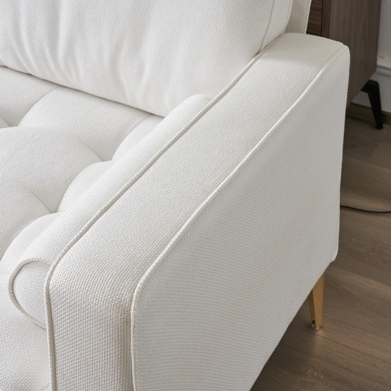 3-Seater Golden Tripod Legs Indoor Modular Sofa