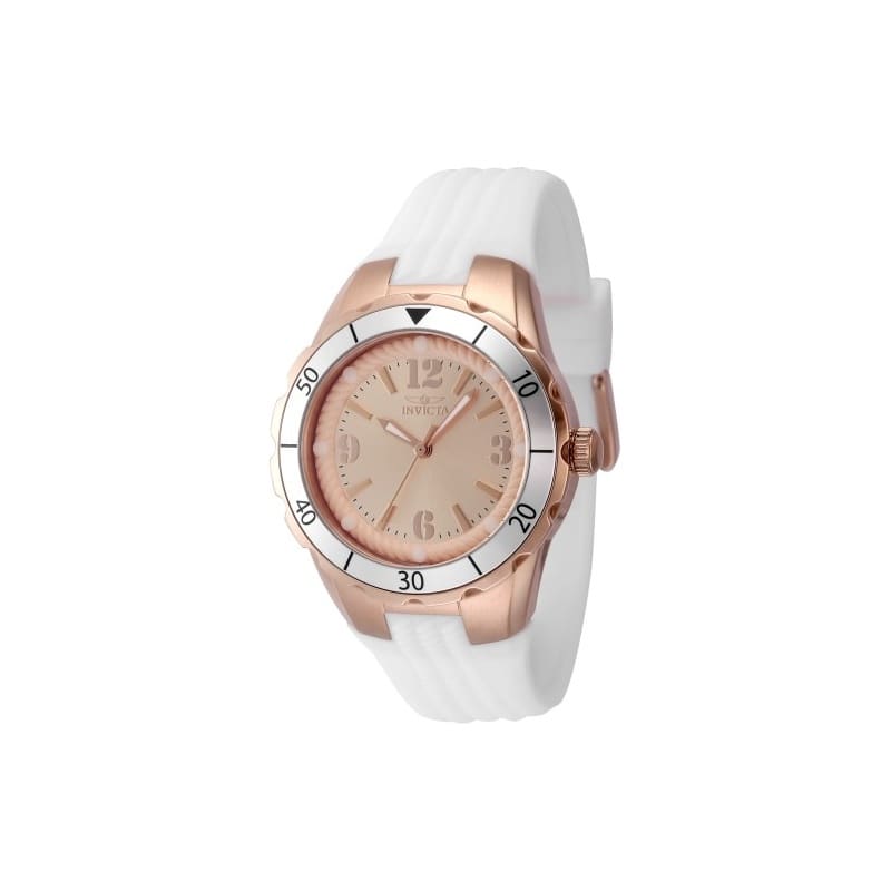 Invicta Women's 48853 Angel Quartz PC21 Rose Gold Dial Watch - Rose Gold