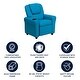 preview thumbnail 105 of 189, Contemporary Kids Recliner with Cup Holder and Headrest - 24"W x 21.5" - 36.5"D x 27"H