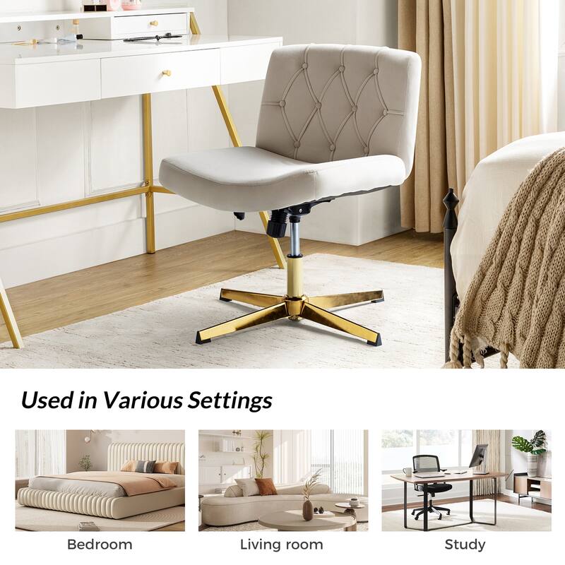 Alfons 360-Degree Swivel & Height Adjustable Task Chair by HULALA HOME