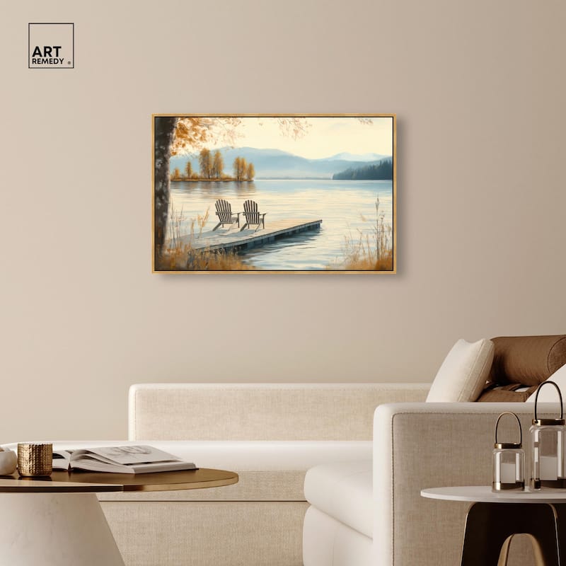Lake of Dreams Canvas by Art Remedy
