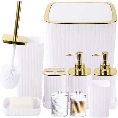 Bathroom Accessories Set - 10 x 8.78 x 7.87