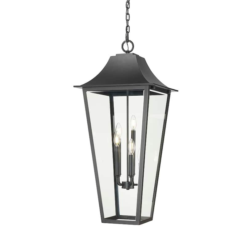 Z-Lite 5008CHXXL Gannon 5 Light 16" Wide Marine Grade Outdoor Taper - Black