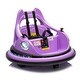 preview thumbnail 61 of 78, 12V Electric Bumper Car for Toddlers with 360° Spin, Safety Harness, and Remote Control Purple