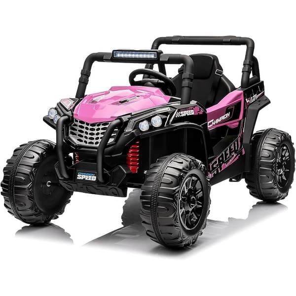 slide 2 of 28, 12V Kids Ride On Utv Truck Car w/Parent Remote Control Pink