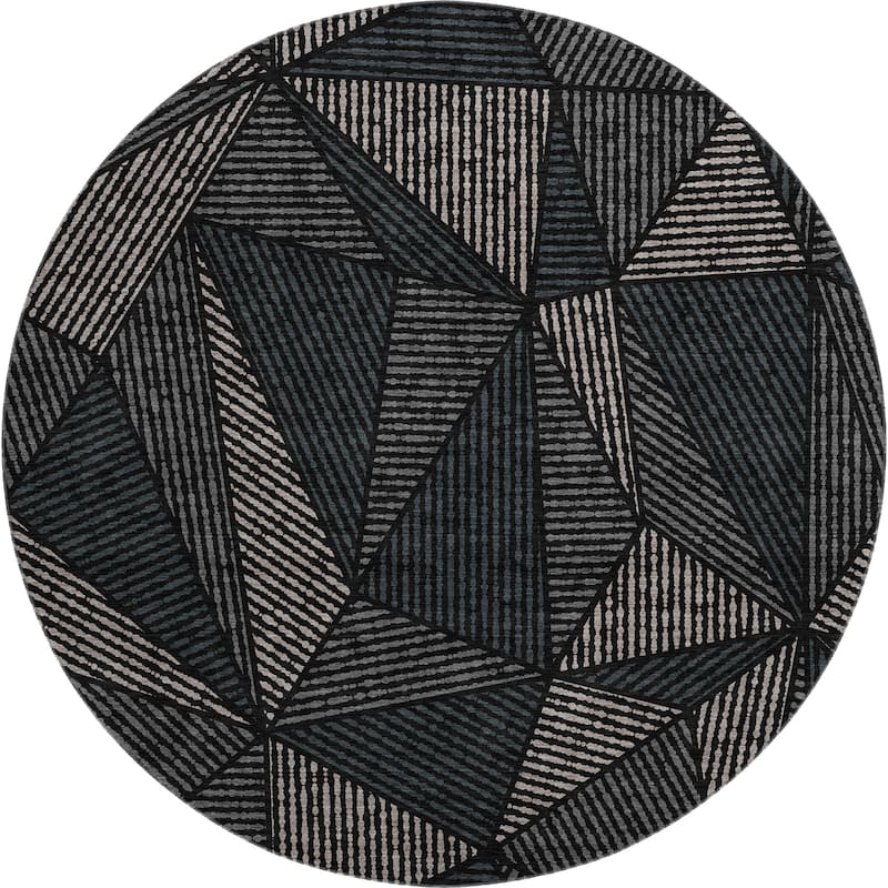 Premium Washable Super Soft Contemporary Mosaic Mayfield Rug