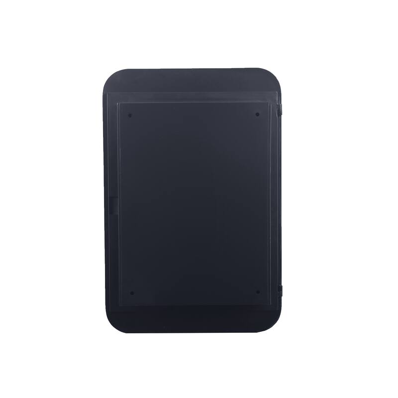 Wall Mount Metal Framed Medicine Cabinet with Storage