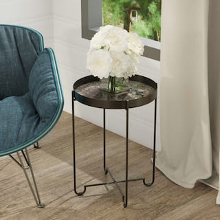 Brinley Metal Side Table - 17" x 22"