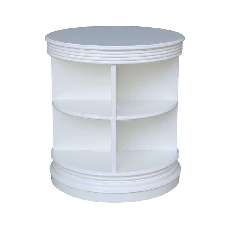 Library Round End Table