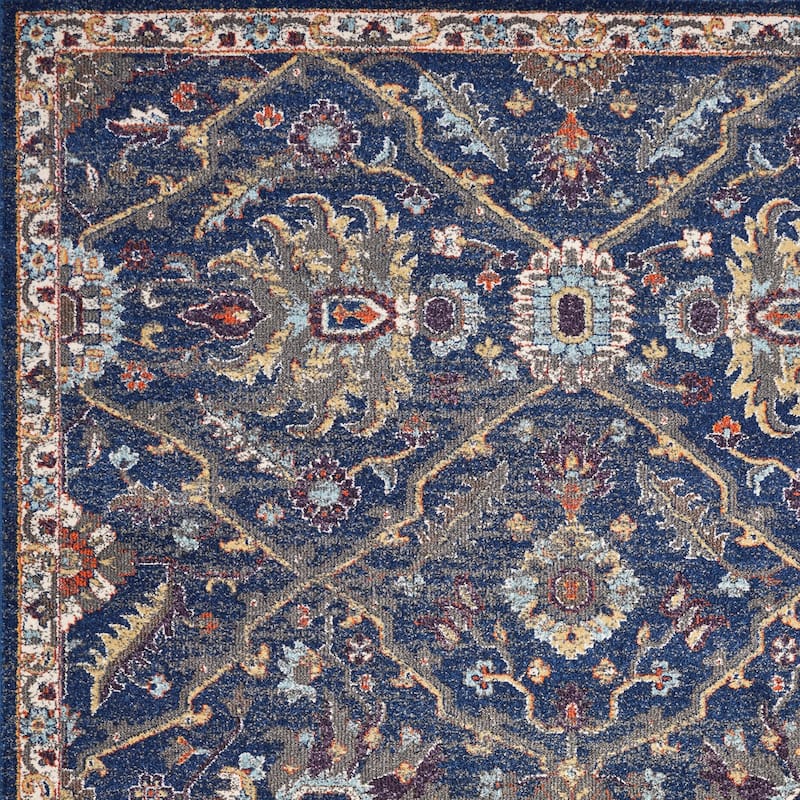 Domani Capri Persian Dreams Medallion Bordered Area Rug