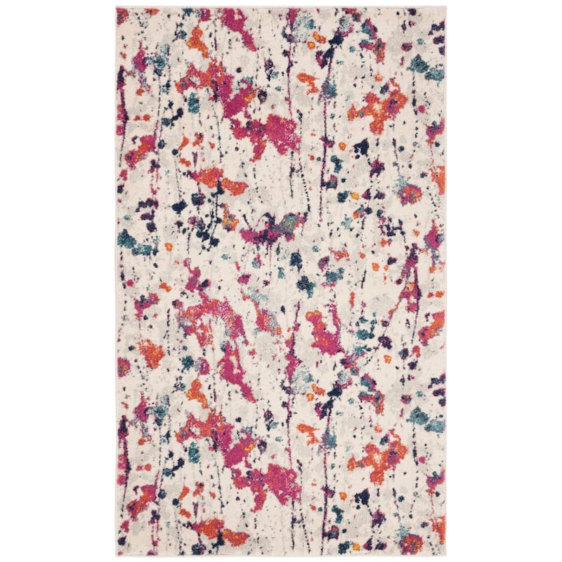 SAFAVIEH Evoke Hallbjorg Vintage Boho Rug - 4' x 6' - Ivory/Red