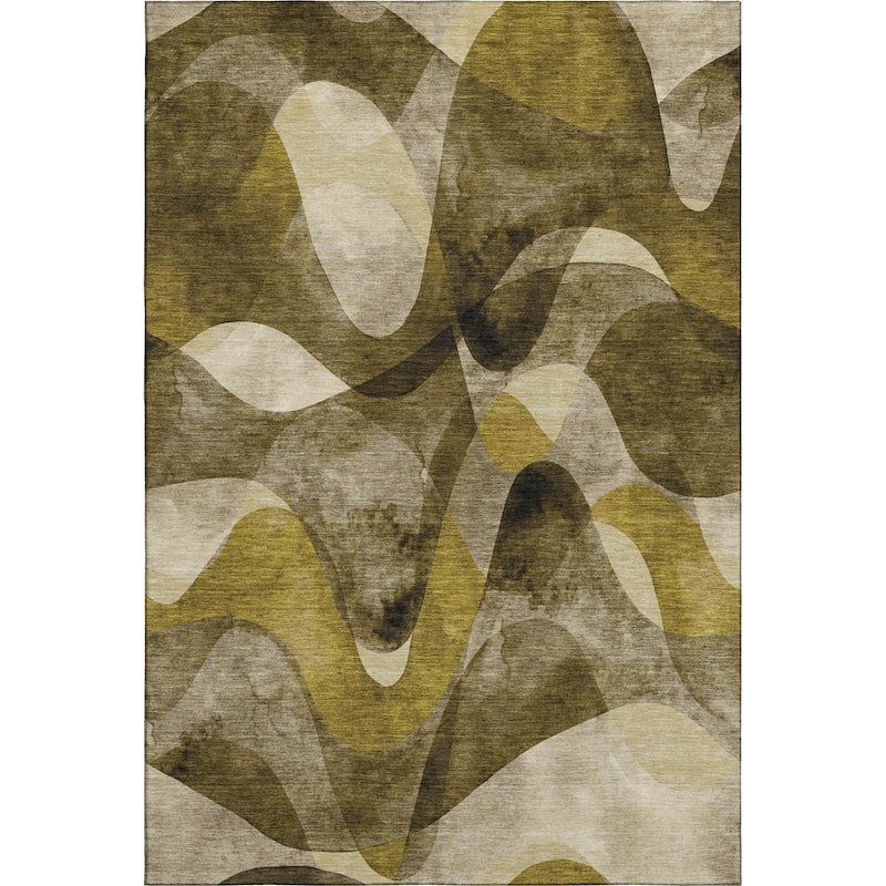 Premium Washable Super Soft Abstract Contemporary Mayfield Rug