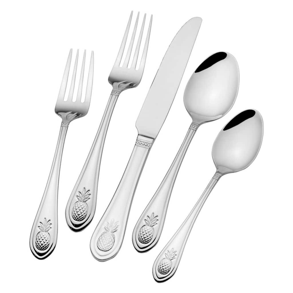 Towle Everday Pineapple Delight 20 Pc Flatware Set