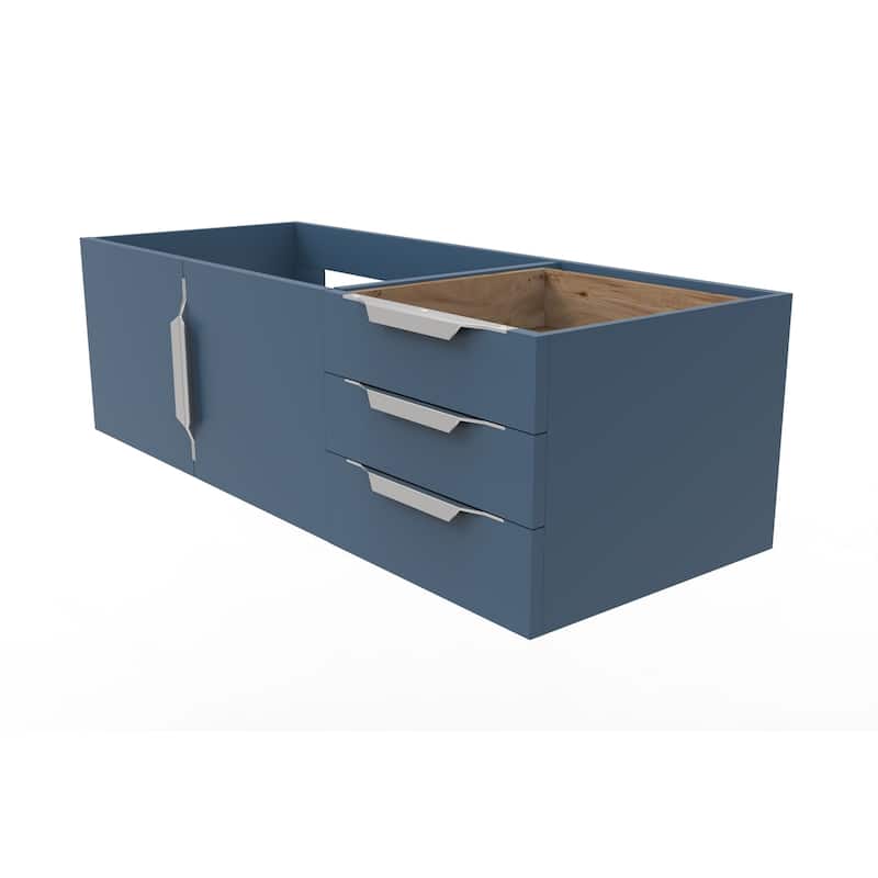 Alpine 48" Wall Mounted Bathroom Vanity (Base Only)