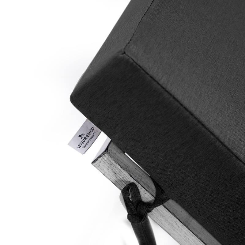 Chelsea Adjustable Chaise Lounge Chair with Weathered Grey Powder-Coated Aluminum Frame and Removable Cushions (Set of 2)