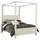 preview thumbnail 4 of 2, Naples Queen Canopy Bed and Night Stand by Homestyles