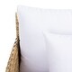 preview thumbnail 26 of 59, SAFAVIEH Outdoor Cadeo Wicker Daybed with Pillows and Cushions