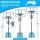 preview thumbnail 19 of 25, Portable Mini Basketball Hoop and Goal System, Height Adjustable