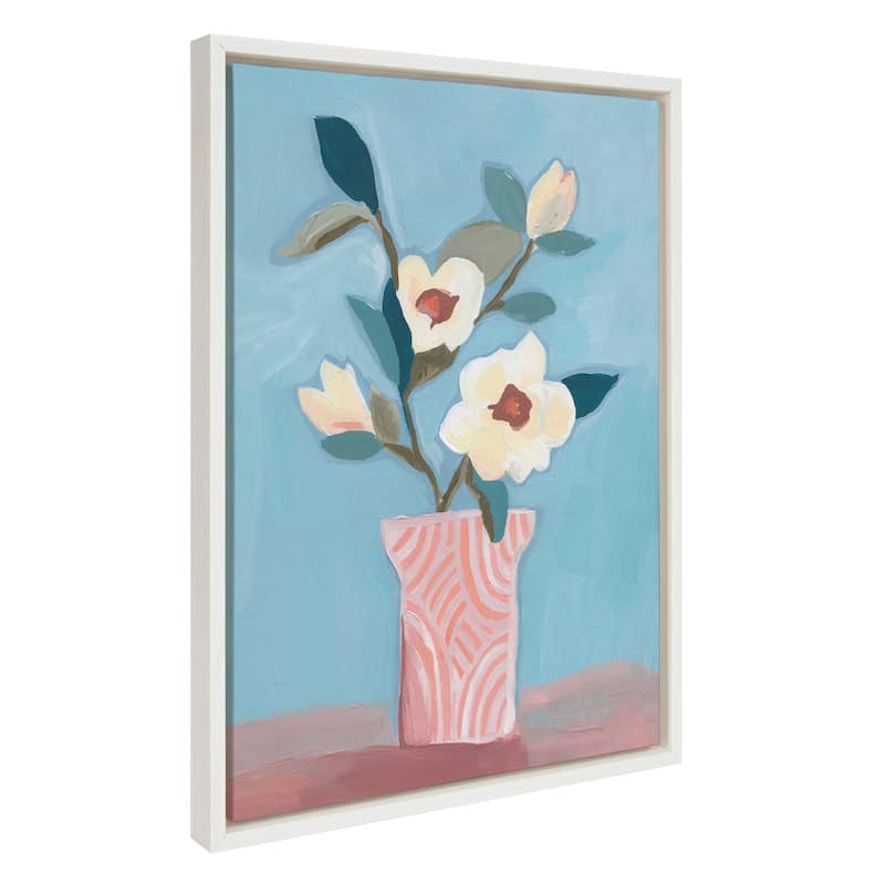 Kate and Laurel Sylvie Magnolia Canvas by Kate Aurelia Holloway