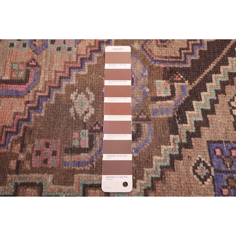 ECARPETGALLERY Hand-knotted Antalya Vintage Brown Wool Rug - 4'1 x 6'8