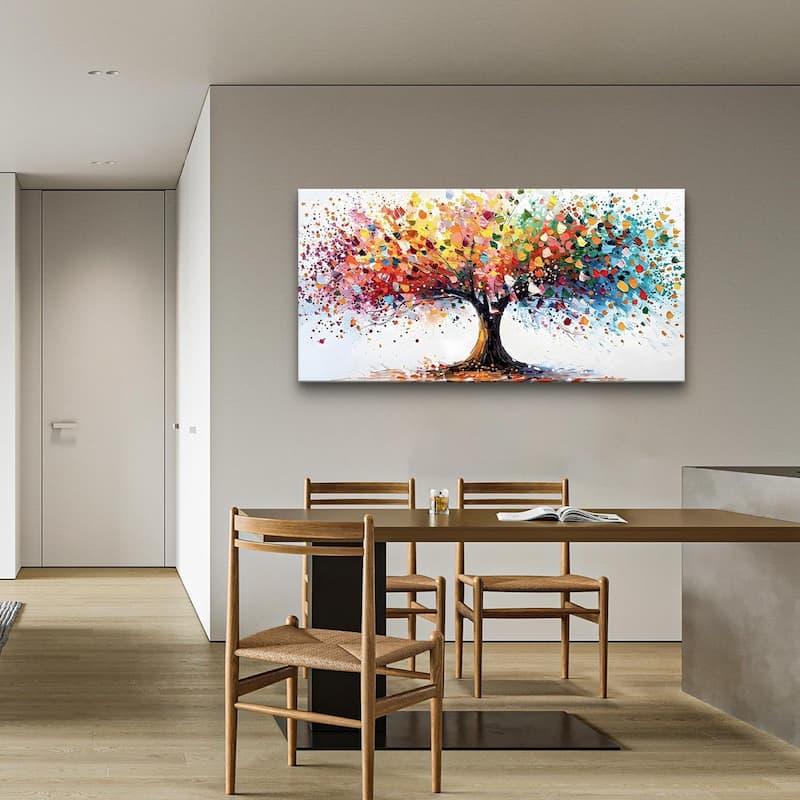 Colorful Tree Landscape Wall Paintings