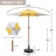 preview thumbnail 32 of 101, Autlaycil 7.5FT Solar Patio Umbrella with Base and Tilt,Crank