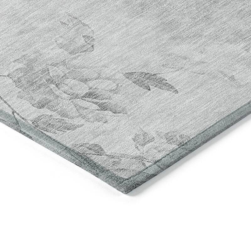 HomeRoots Floral Transitional Rectangle Outdoor Rug
