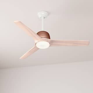 Hunter 54" Norden Ceiling Fan with LED Light Kit and Handheld Remote - Satin Copper