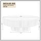 preview thumbnail 5 of 22, Modern Natural Black Round Coffee Table with Sturdy Pedestal No Assembled
