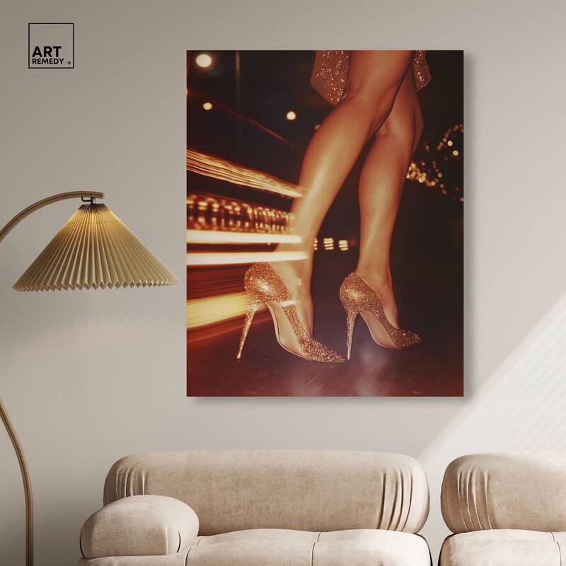Sparkly Nights Canvas by Art Remedy, Gallery Wrapped