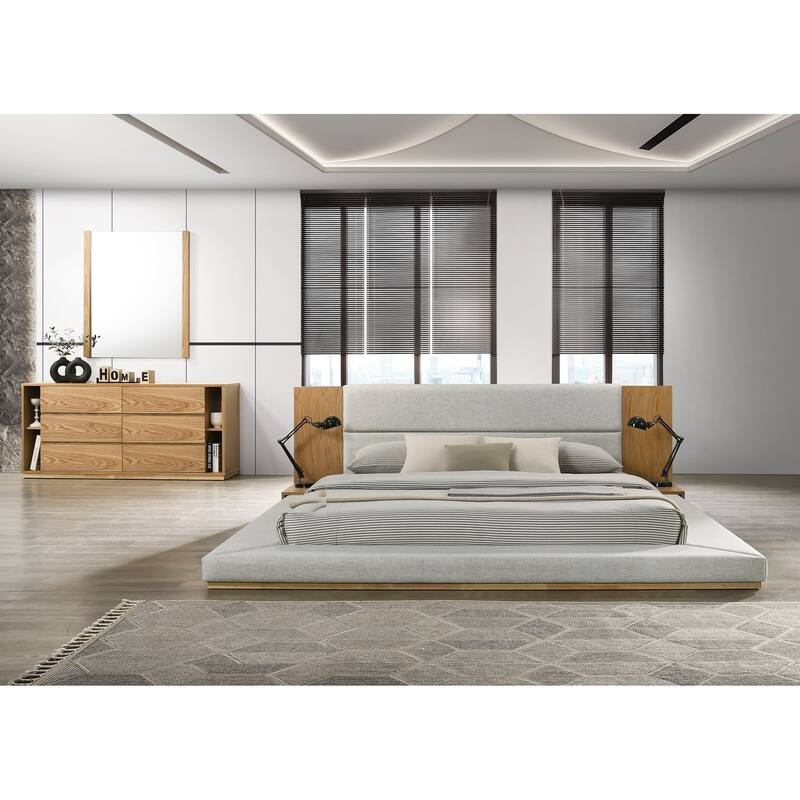 Nova Domus Jagger Modern Natural Oak Bed