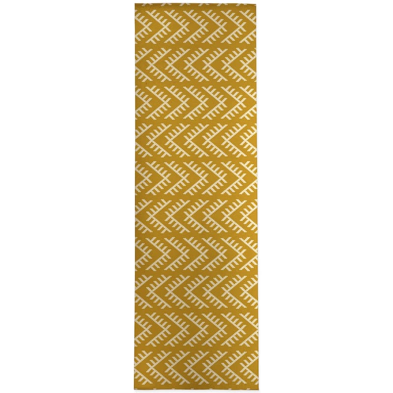 STITCHED ARROWS GOLD Kitchen Mat by Kavka Designs Bed Bath & Beyond