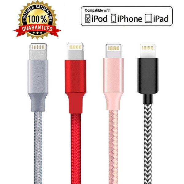 Lightning USB Charger Data Sync Cable for Apple iPhone 7 6s Ipad Ipod 3ft